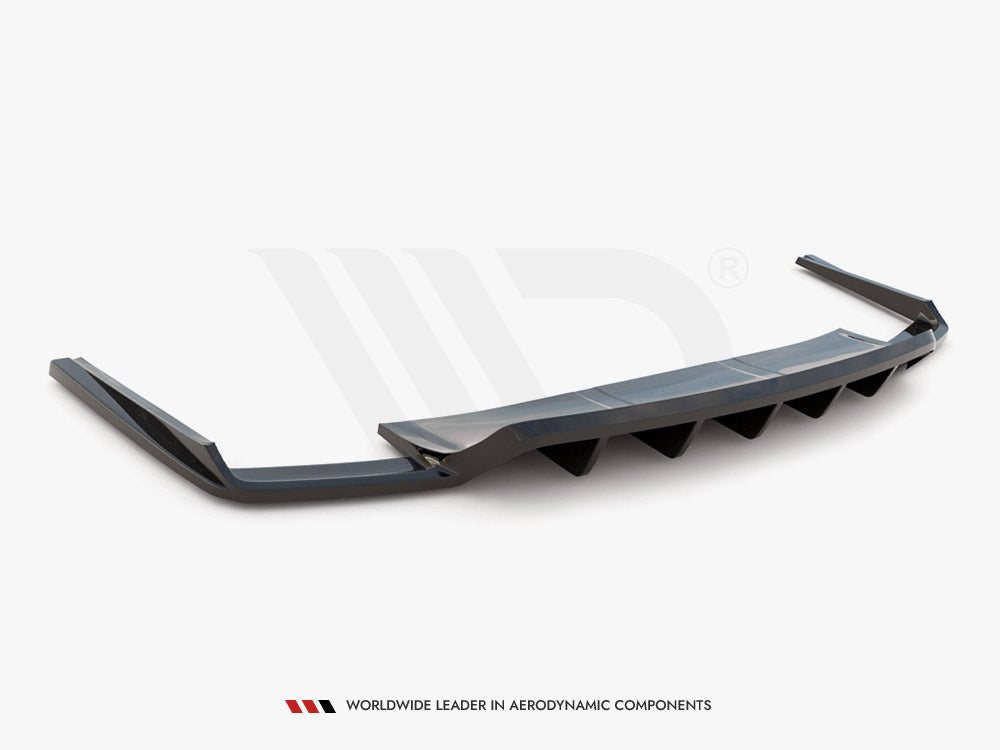 Central Rear Splitter (Vertical Bars) Audi SQ7 Mk2 - Wayside Performance 