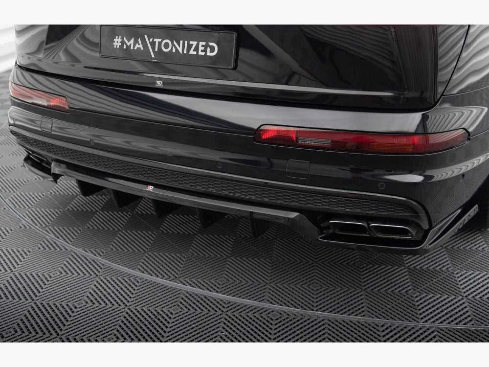 Central Rear Splitter (Vertical Bars) Audi SQ7 Mk2 - Wayside Performance 