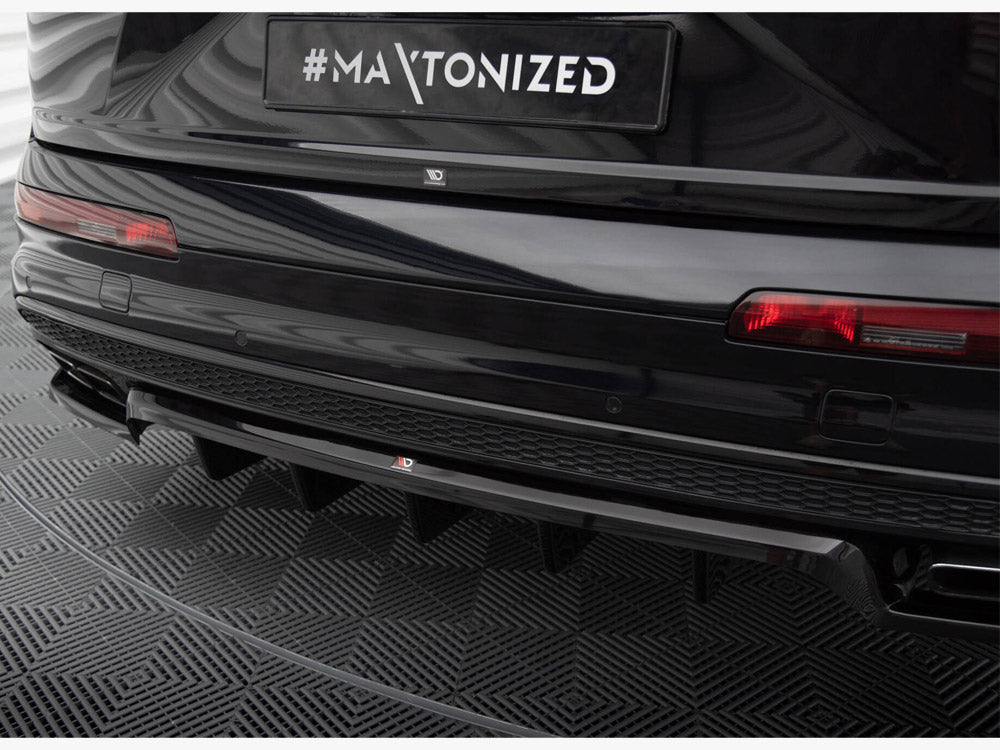 Central Rear Splitter (Vertical Bars) Audi SQ7 Mk2 - Wayside Performance 