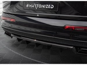 Central Rear Splitter (Vertical Bars) Audi SQ7 Mk2 - Wayside Performance 