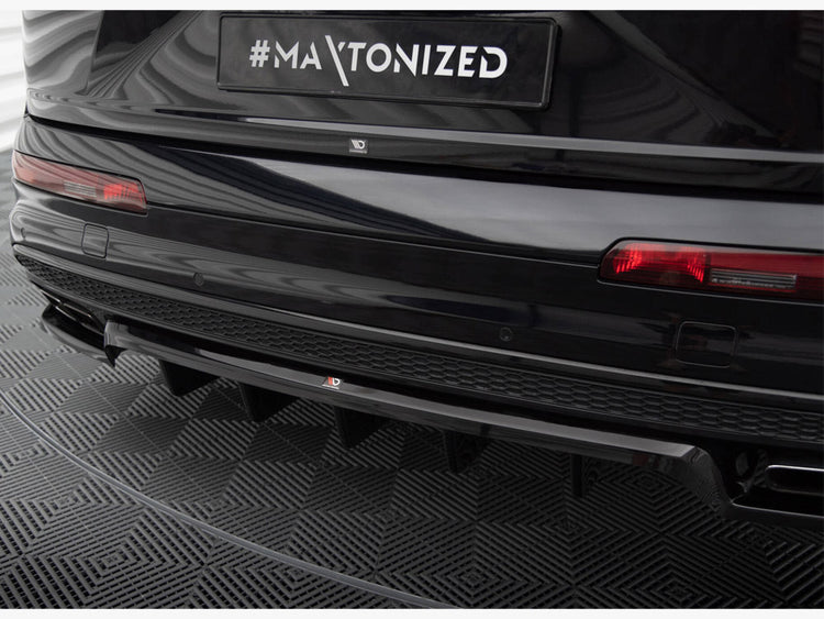 Central Rear Splitter (Vertical Bars) Audi SQ7 Mk2 - Wayside Performance 