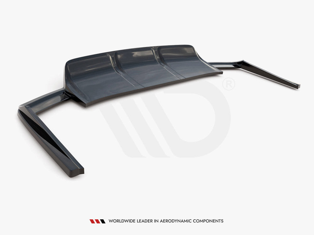 Central Rear Splitter (Vertical Bars) Audi SQ7 Mk2 - Wayside Performance 