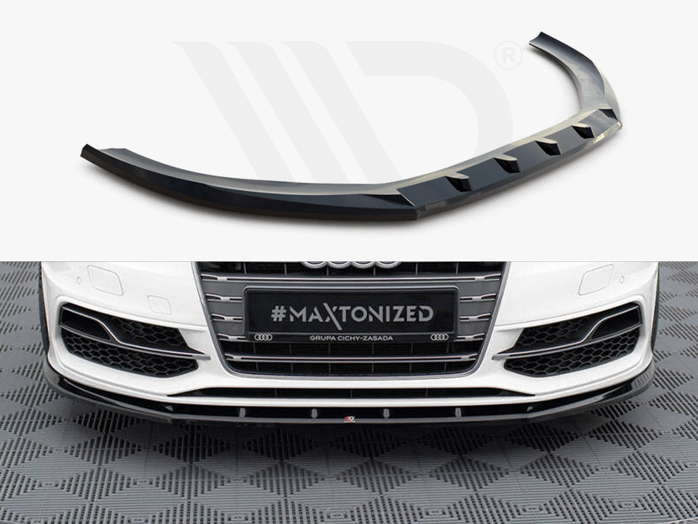 Front Splitter V.1 Audi S3 / A3 S-Line Sportback / Hatchback 8V - Wayside Performance 