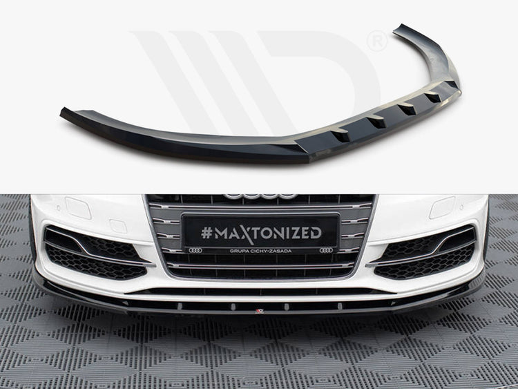 Front Splitter V.1 Audi S3 / A3 S-Line Sportback / Hatchback 8V - Wayside Performance 