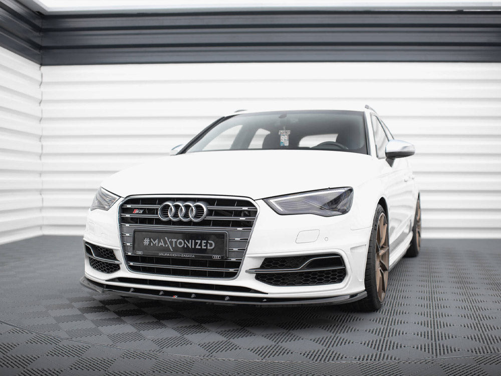 Front Splitter V.1 Audi S3 / A3 S-Line Sportback / Hatchback 8V - Wayside Performance 