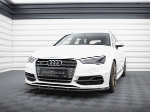 Front Splitter V.1 Audi S3 / A3 S-Line Sportback / Hatchback 8V - Wayside Performance 