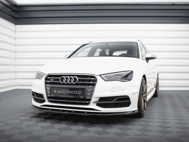 Front Splitter V.1 Audi S3 / A3 S-Line Sportback / Hatchback 8V - Wayside Performance 