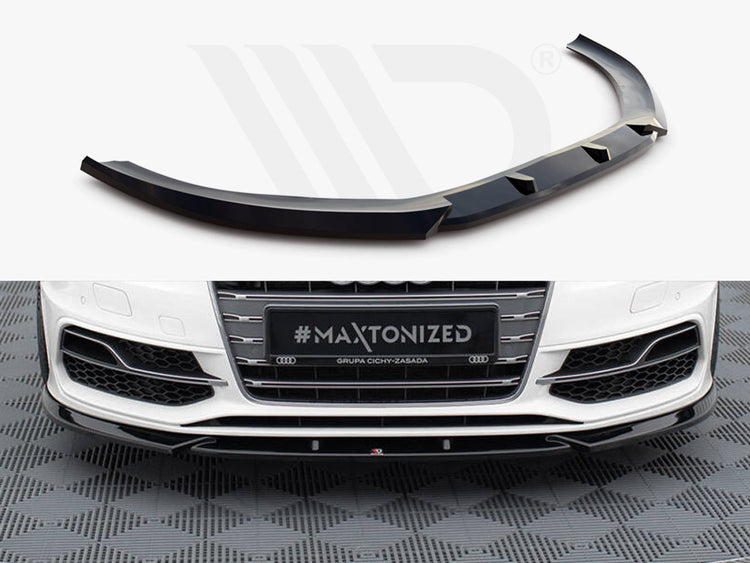 Front Splitter V.2 Audi S3 / A3 S-Line Sportback / Hatchback 8V - Wayside Performance 
