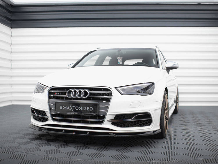 Front Splitter V.2 Audi S3 / A3 S-Line Sportback / Hatchback 8V - Wayside Performance 
