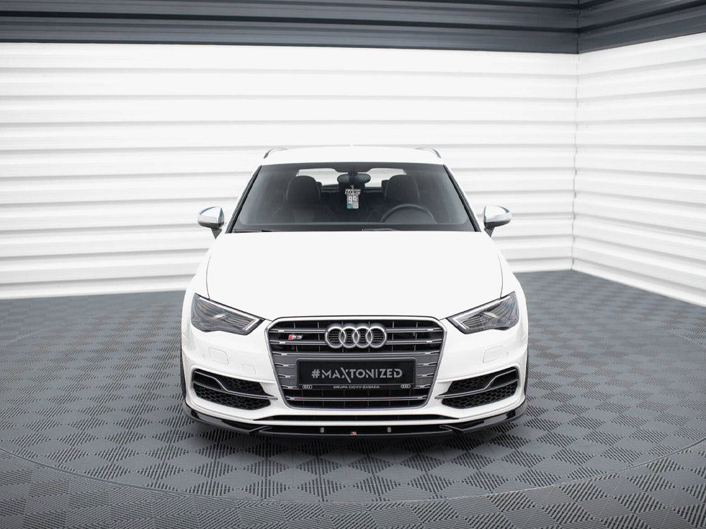 Front Splitter V.2 Audi S3 / A3 S-Line Sportback / Hatchback 8V - Wayside Performance 