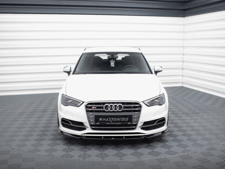 Front Splitter V.2 Audi S3 / A3 S-Line Sportback / Hatchback 8V - Wayside Performance 