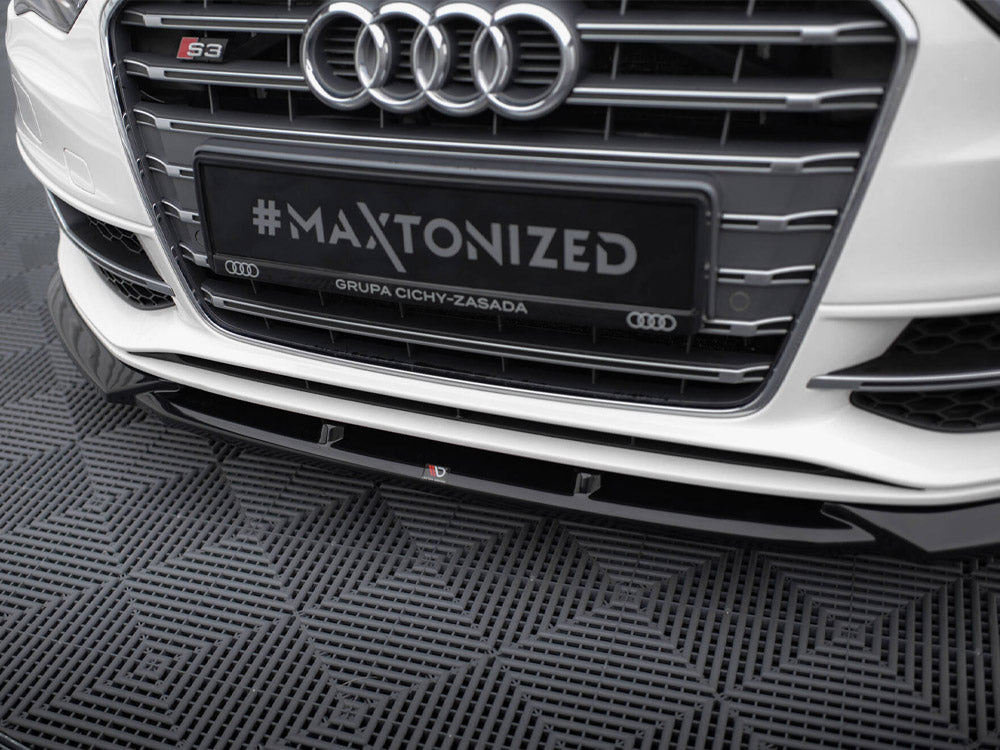 Front Splitter V.2 Audi S3 / A3 S-Line Sportback / Hatchback 8V - Wayside Performance 
