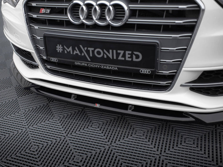 Front Splitter V.2 Audi S3 / A3 S-Line Sportback / Hatchback 8V - Wayside Performance 