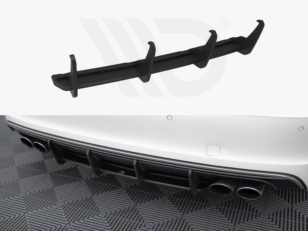 Street PRO Rear Diffuser Audi S3 / A3 S-Line Sportback / Hatchback 8V - Wayside Performance 