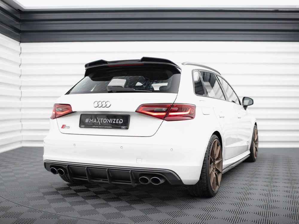 Street PRO Rear Diffuser Audi S3 / A3 S-Line Sportback / Hatchback 8V - Wayside Performance 