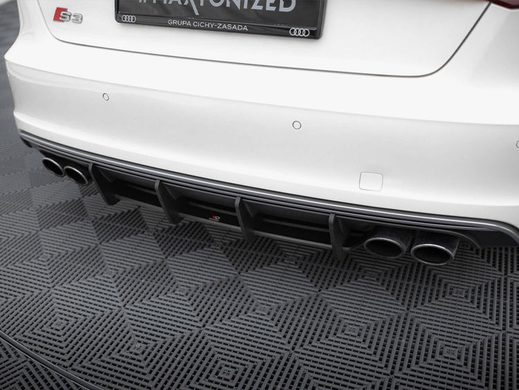 Street PRO Rear Diffuser Audi S3 / A3 S-Line Sportback / Hatchback 8V - Wayside Performance 