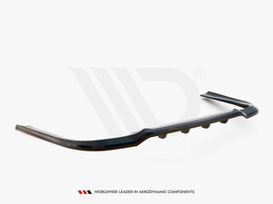 Central Rear Splitter (Vertical Bars) Mercedes-Benz S AMG-Line W222 Facelift - Wayside Performance 