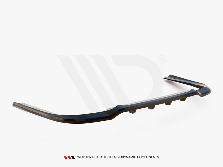 Central Rear Splitter (Vertical Bars) Mercedes-Benz S AMG-Line W222 Facelift - Wayside Performance 