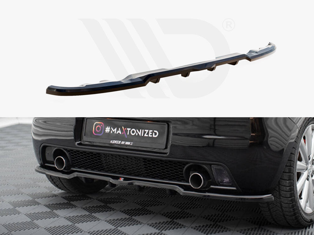 Central Rear Splitter (Vertical Bars) Suzuki Swift Sport Mk4 - Wayside Performance 