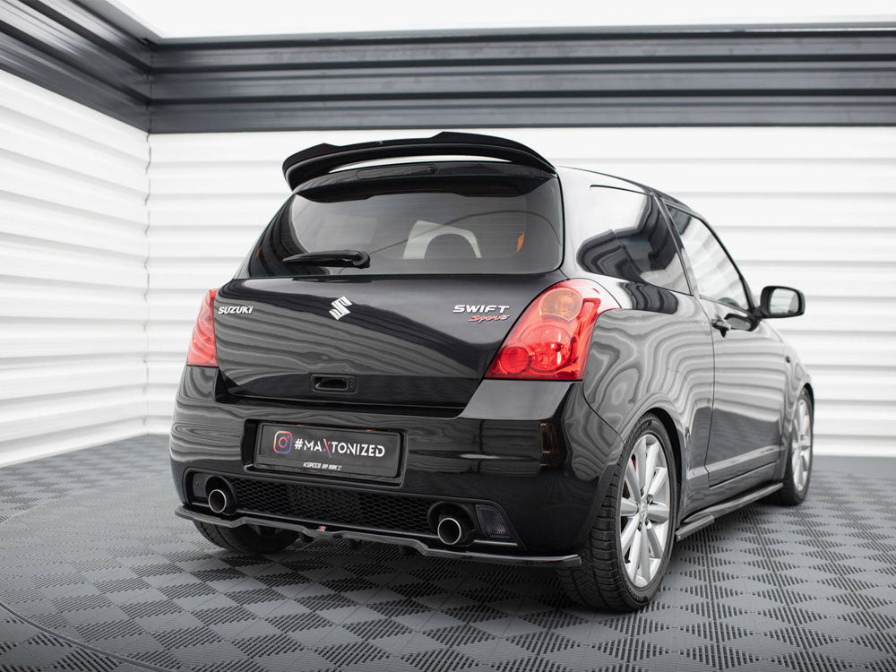 Central Rear Splitter (Vertical Bars) Suzuki Swift Sport Mk4 - Wayside Performance 