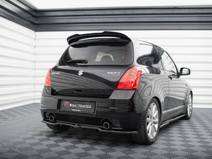 Central Rear Splitter (Vertical Bars) Suzuki Swift Sport Mk4 - Wayside Performance 