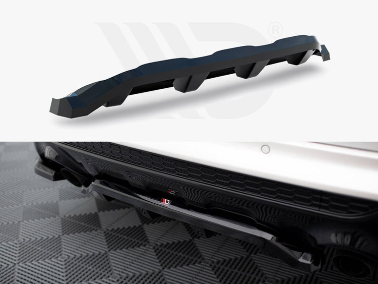 Central Rear Splitter (Vertical Bars) Ford Kuga ST-Line Mk2 - Wayside Performance 