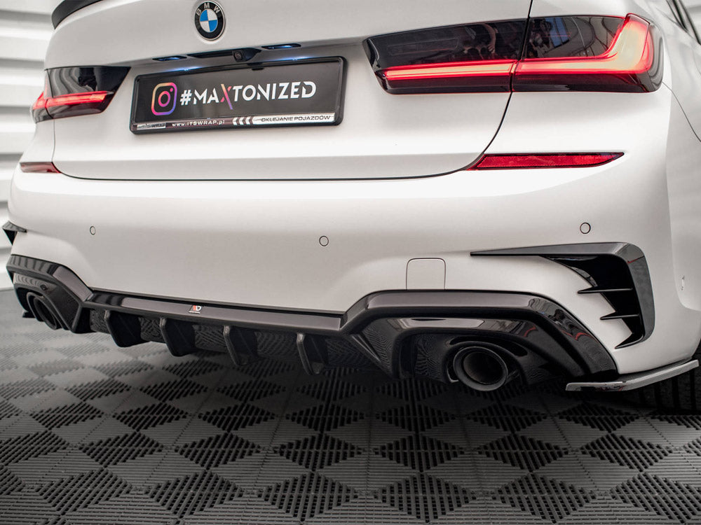Rear Valance BMW 3 M-Pack G20 / G21 (Fits car with towbar) - Wayside Performance 
