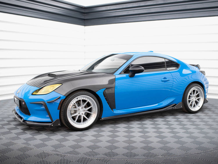 Side Skirts Diffusers V.1 + Flaps Toyota GR86 Mk1 - Wayside Performance 