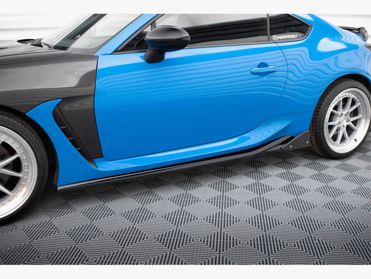 Side Skirts Diffusers V.1 + Flaps Toyota GR86 Mk1 - Wayside Performance 