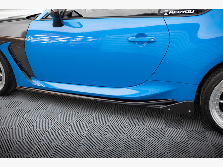 Side Skirts Diffusers V.1 + Flaps Toyota GR86 Mk1 - Wayside Performance 