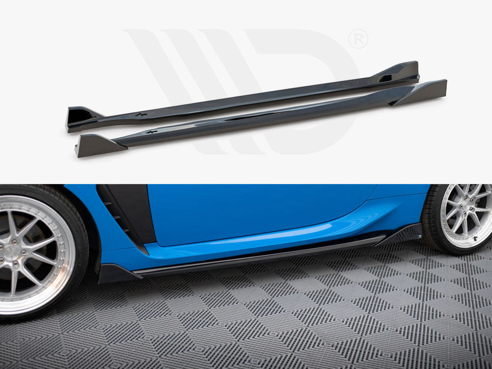 Side Skirts Diffusers V.3 Toyota GR86 Mk1 - Wayside Performance 