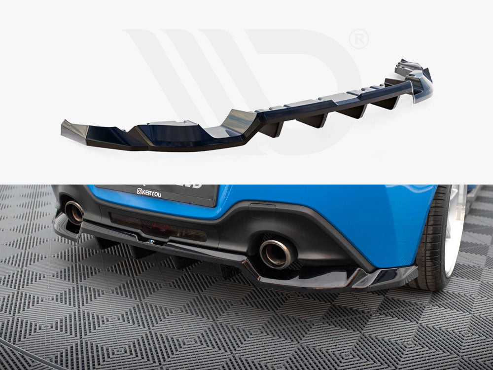 Central Rear Splitter (Vertical Bars) V.1 Toyota GR86 Mk1 - Wayside Performance 