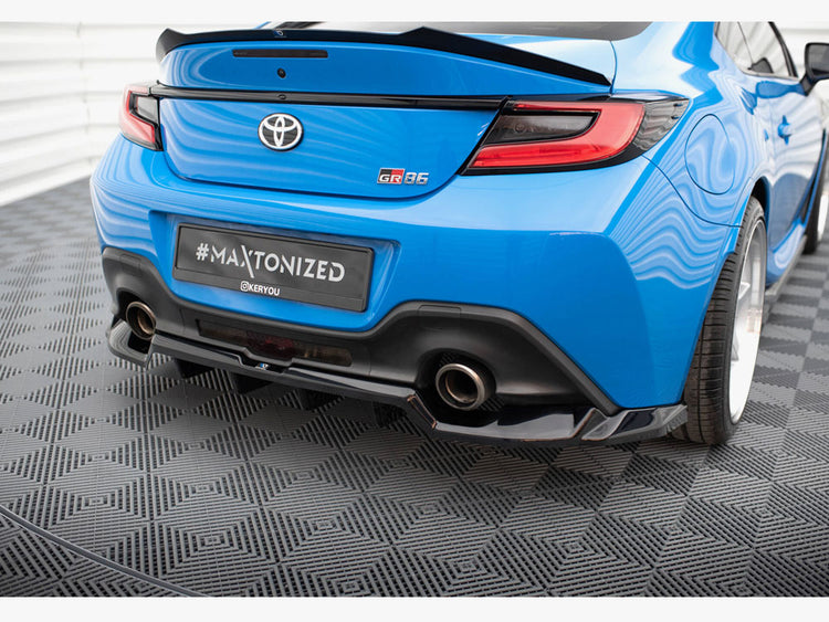 Central Rear Splitter (Vertical Bars) V.1 Toyota GR86 Mk1 - Wayside Performance 