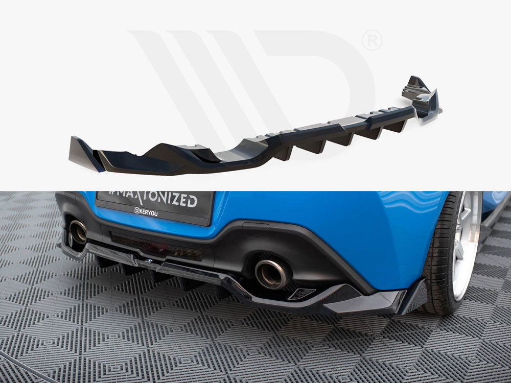 Central Rear Splitter (Vertical Bars) V.3 Toyota GR86 Mk1 - Wayside Performance 