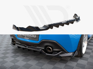 Central Rear Splitter (Vertical Bars) V.3 Toyota GR86 Mk1 - Wayside Performance 