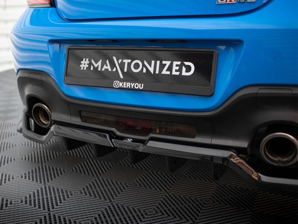 Central Rear Splitter (Vertical Bars) V.3 Toyota GR86 Mk1 - Wayside Performance 