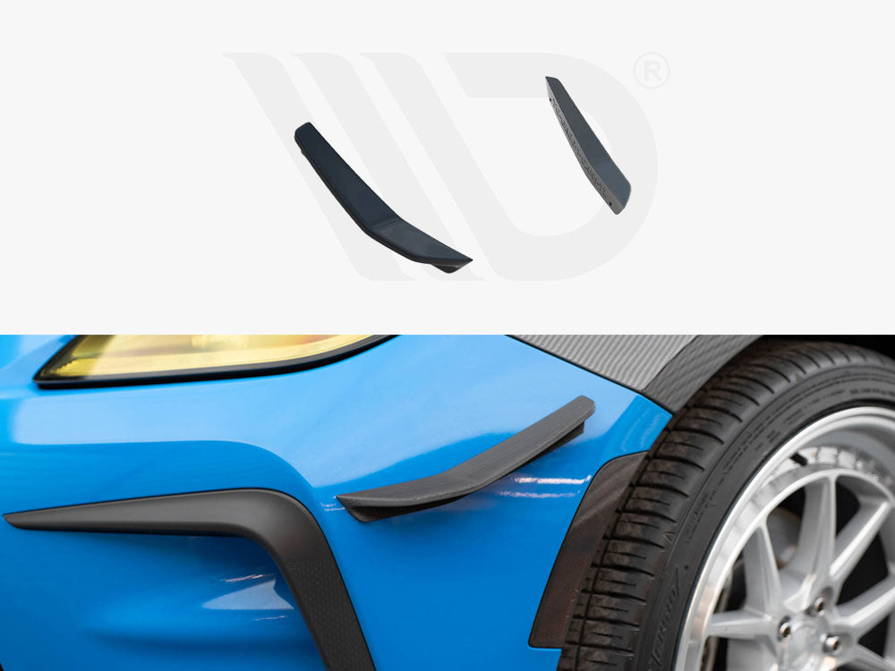 Front Bumper Wings (Canards) Toyota GR86 Mk1 - Wayside Performance 
