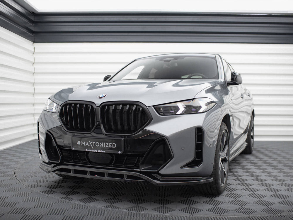 Front Splitter V.1 BMW X6 M-Pack G06 Facelift - Wayside Performance 