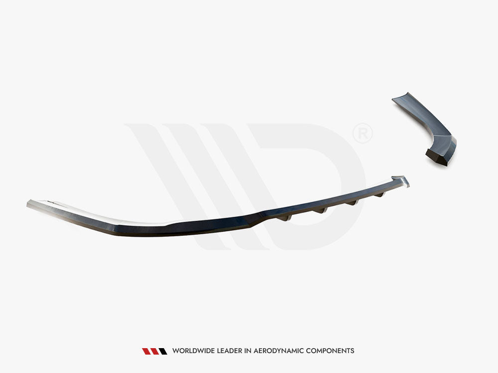 Central Rear Splitter (Vertical Bars) Kia Optima Mk3 - Wayside Performance 