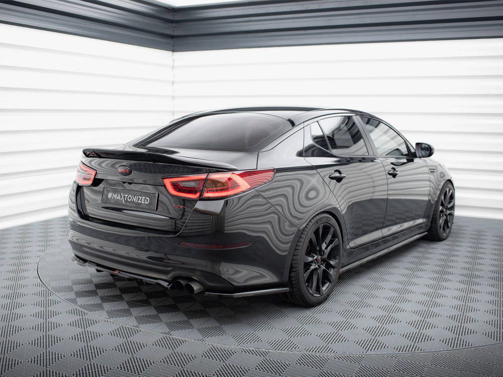 Central Rear Splitter (Vertical Bars) Kia Optima Mk3 - Wayside Performance 