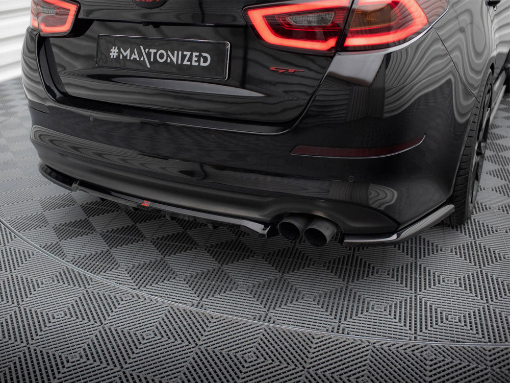 Central Rear Splitter (Vertical Bars) Kia Optima Mk3 - Wayside Performance 