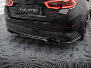 Central Rear Splitter (Vertical Bars) Kia Optima Mk3 - Wayside Performance 