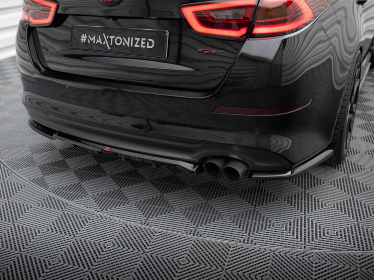 Central Rear Splitter (Vertical Bars) Kia Optima Mk3 - Wayside Performance 