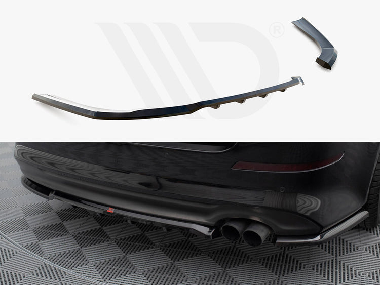 Central Rear Splitter (Vertical Bars) Kia Optima Mk3 - Wayside Performance 