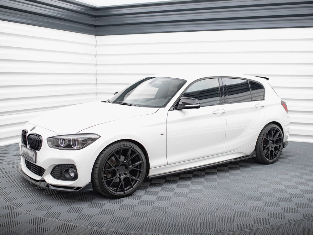 Side Skirts Diffusers V.3 CSL Look BMW 1 M-Pack / M140i F20 Facelift - Wayside Performance 