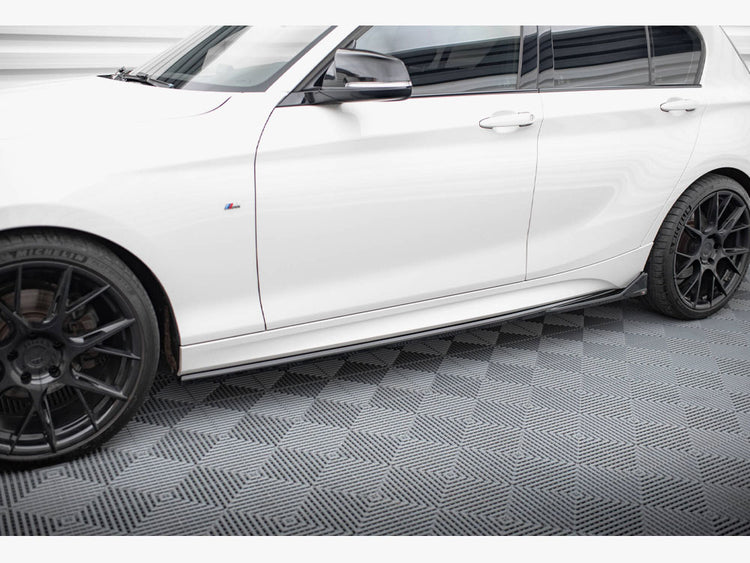 Side Skirts Diffusers V.3 CSL Look BMW 1 M-Pack / M140i F20 Facelift - Wayside Performance 
