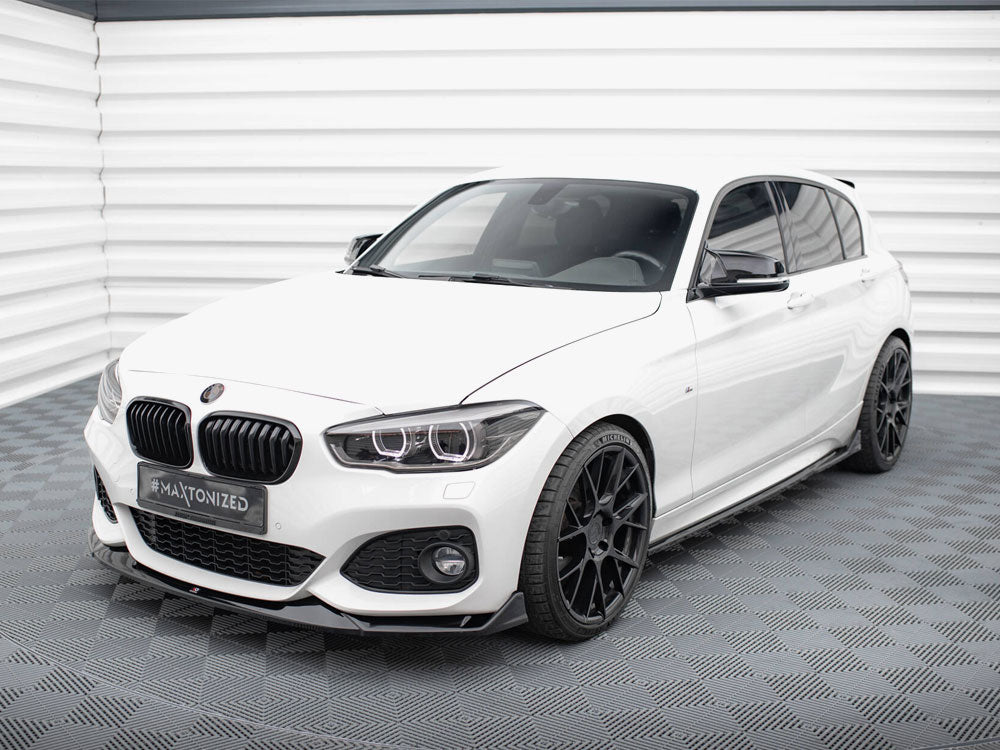 Front Splitter V.4 CSL Look BMW 1 M-Pack / M140i F20 Facelift - Wayside Performance 