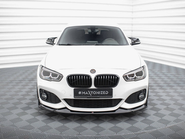 Front Splitter V.4 CSL Look BMW 1 M-Pack / M140i F20 Facelift - Wayside Performance 