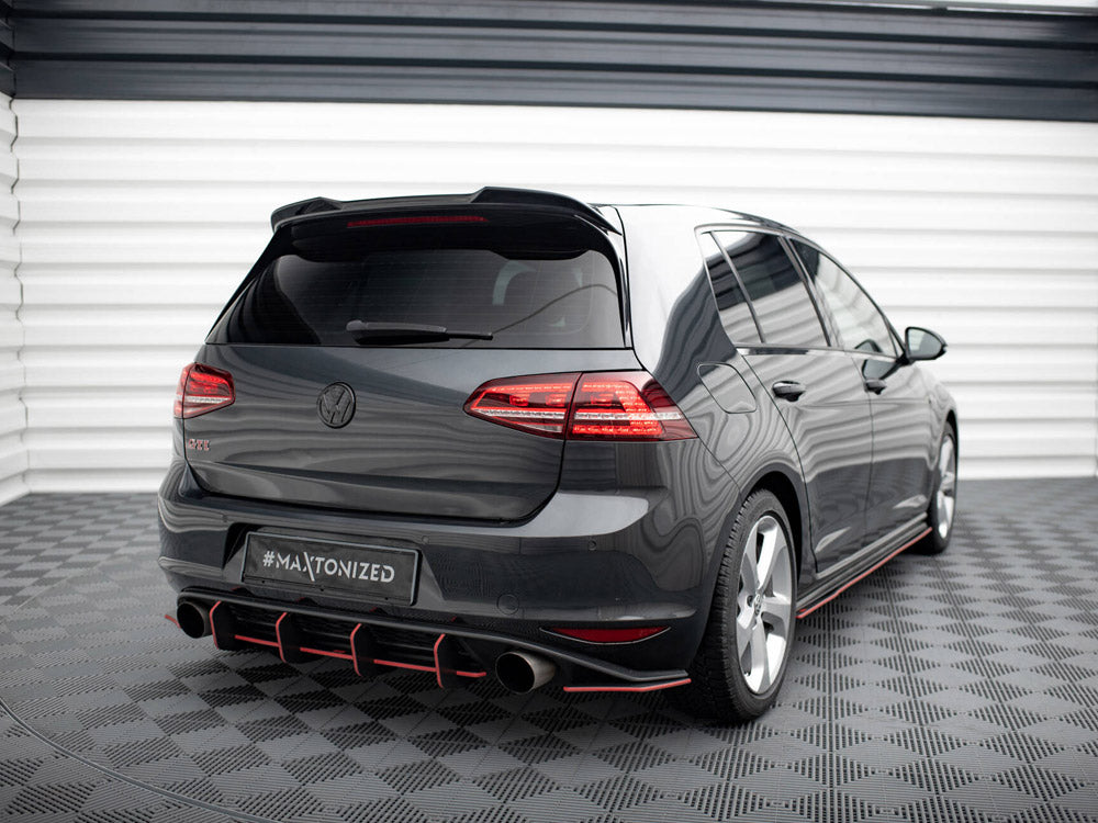 Spoiler CAP 3D Volkswagen Golf R / R-Line / GTI Mk7 - Wayside Performance 