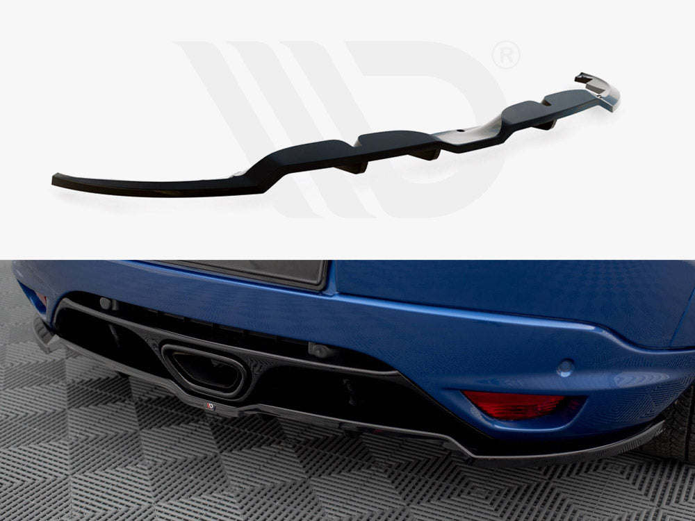 Central Rear Splitter (Vertical Bars) Renault Megane RS Mk3 - Wayside Performance 